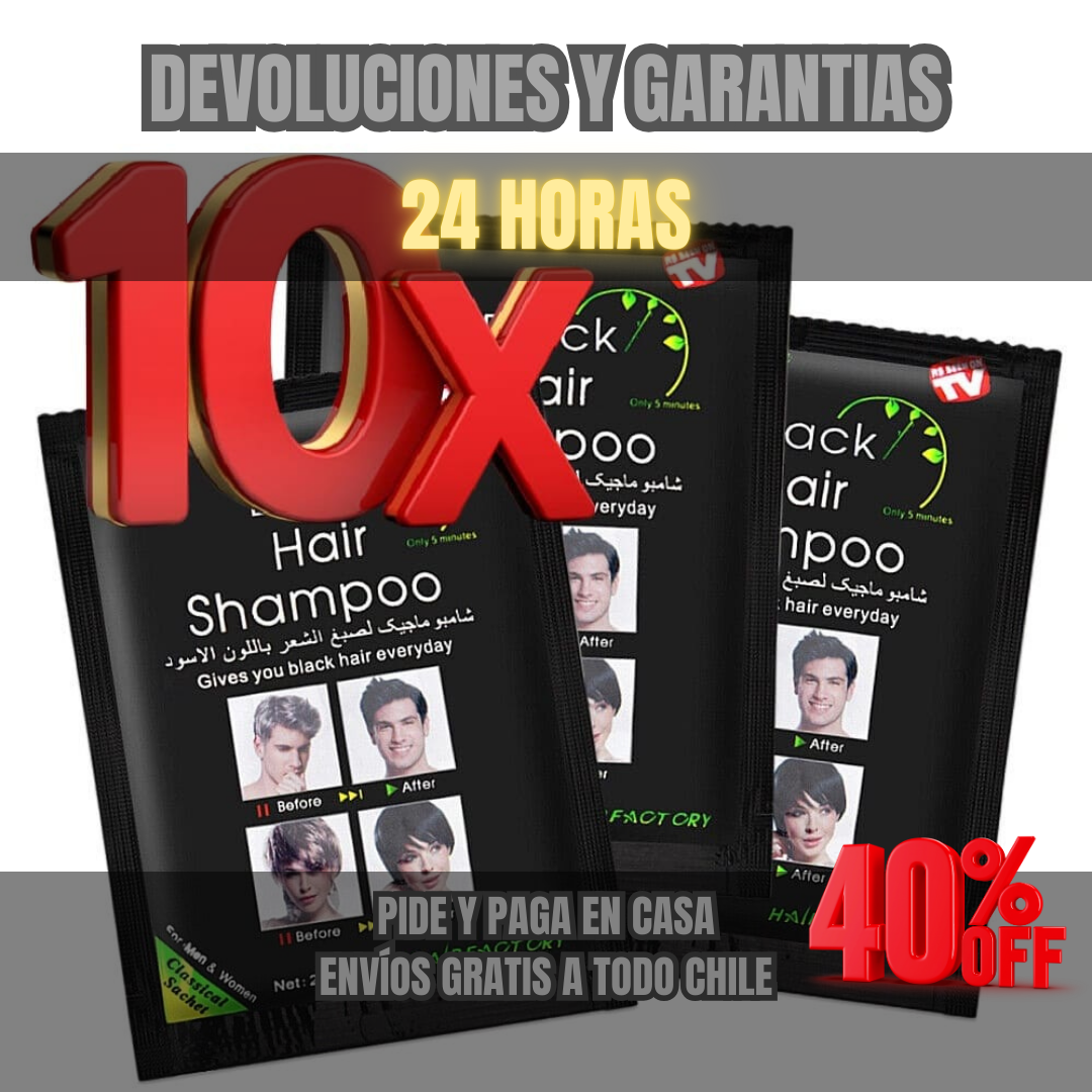 Pack Shampoo Rejuvenecedor Oculta Canas + ¡PROMOCIÓN CYBER DAY CON ENVÍO GRATIS! 🚚